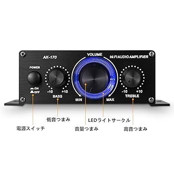 美品★コンパクトステレオアンプ★4入力対応SDAR-2100 AVアンプ Amazon | サイズ 鎌ベイアンプ2000 Rev.B ブラック SDAR-2100-BK